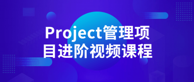 Project管理项目进阶视频课程