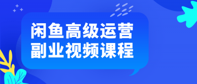 闲鱼高级运营副业视频课程