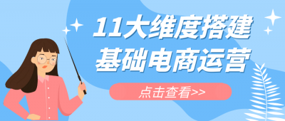 11大维度搭建基础电商运营