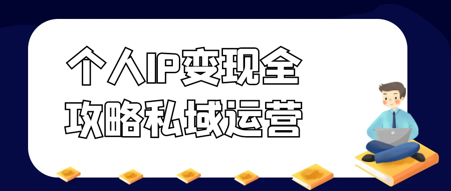 个人IP变现全攻略私域运营-空域资源网